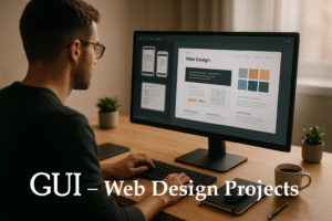 Colorful data visualization dashboard with charts and graphs