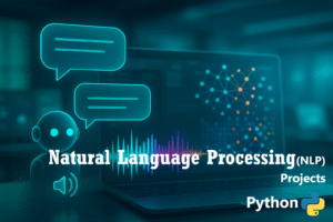 Network nodes and connections with glowing lines